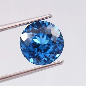 Piedra preciosa suelta de turmalina azul indicolita impecable natural AAA 11x11 mm - Imagen 1 de 4