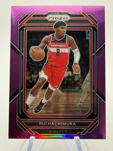 Rui Hachimura 2022-23 Panini Prizm #190 Purple Prizm 81/99 Wizards - Picture 1 of 3