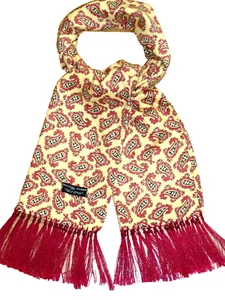 Vintage TOOTAL Scarf Cravat Mens Dapper Mod Indie Scooter Goodwood Ascot Races - Picture 1 of 6
