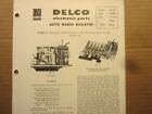1956 Delco Radio Wonderbar F2 tuner service manual
