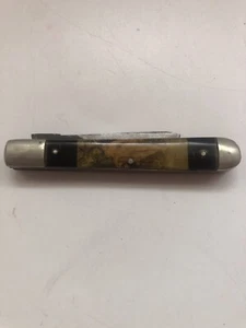 GRC Company Chicago Folding Pocket Knife Vintage Female Risqué Nude Graphic - Picture 1 of 8