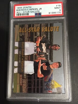 1995 ZENiTH B. BONDS/C.RIPKEN JR., #18, PSA 9 (Free Shipping on Any 3!) — 第 1/2 张图片