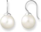 Thomas Sabo Women Stud Earrings Imitation Pearl White 925 Sterling Silver