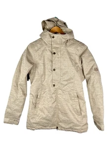 686 Women's Speckled Beige Authentic Rumor Insulated Ski Snowboard Jacket Sm - Picture 1 of 10