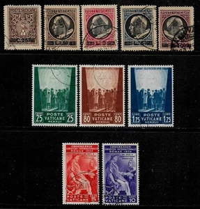 23008 Vatican City Small Collection of Used Stamps - Picture 1 of 1