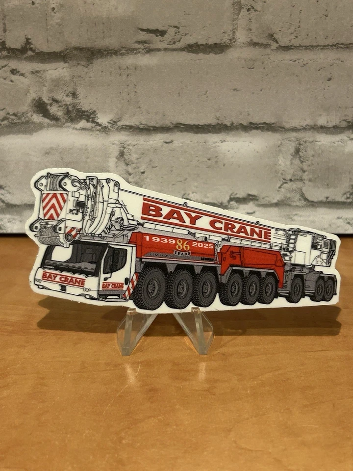 Adesivo Bay Crane Union Equipment Hardhat Hard Engineers Operating Engineers AT - Imagem 1 de 1