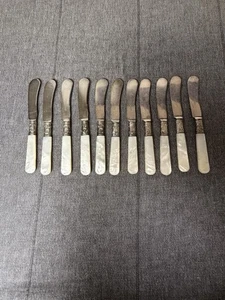 Antike Landers Frary Clark kleine Streumesser MOP Griff Sterling Band 11 - Bild 1 von 8