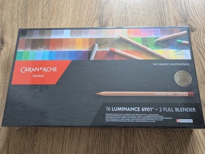 Caran D'Ache Luminance 6901 Pencils, 76-Pack  Plus 2 Blenders - Image 1 of 3