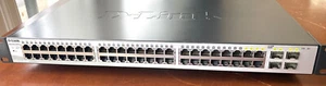 D-Link DGS-1210-52 48 Ethernet Port Rack Mountable Switch + 4 SFP Ports - Picture 1 of 4