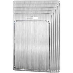 Cutting Board Double-Sided Stainless Steel Chopping Board for Kitchen - Picture 1 of 18