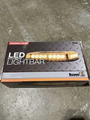 BUYERS PRODUCTS Amber LED Mini Lightbar, # 8891040 - Image 1 of 2