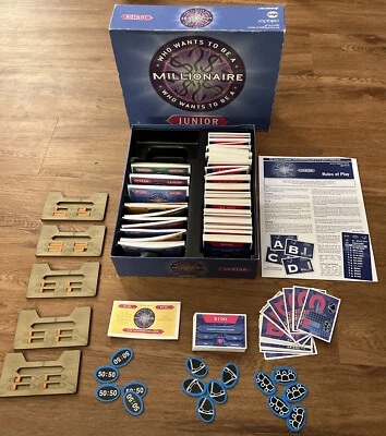 Who Wants to be a MILLIONAIRE Junior Board Game Complete ABC Pressman - Image 1 of 4