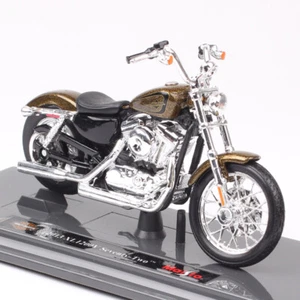 1/18 Maisto 2013 Harley XL 1200V 72 SEVENTY-TWO Model Motorcycle Chorme Gold Toy - Picture 1 of 12