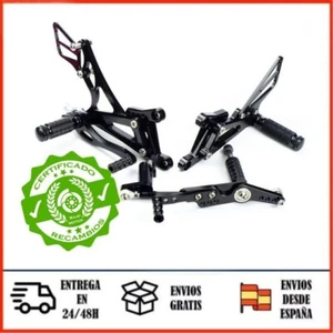 ✅ Estriberas retrasadas compatible con ▷ Yamaha YZF R1 2007 - 2008 🏍️ - Imagen 1 de 2