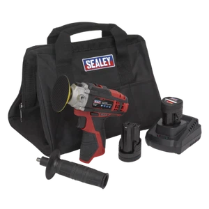 Sealey CP1205KIT 12V Cordless Hand Polisher Kit with 2 Batteries & Bag - Picture 1 of 2