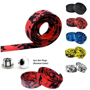 2PCS Bike Handlebar Tape Road Bicycle Handle Wraps Non Cycling Colorful E7R0 - Picture 1 of 15
