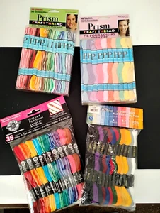 LOT OF 4 - 36 SKEINS Craft Thread Embroidery Floss *New* - Picture 1 of 5