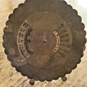 Vintage - 1968 - 2022 Perpetual Brass Calendar With Stand - Picture 1 of 3
