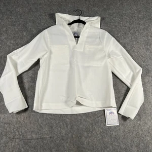 DSCP Damen Pullover Shirt Gr. 14WR Poly weiß Oberteil Quarterdeck Kollektion Freizeit - Bild 1 von 7