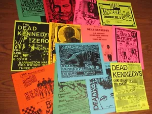 Dead Kennedys Riproduzione Volantino Punk Hardcore Circle Jerks Scream MDC COC DRI - Foto 1 di 1