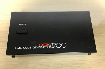Vintage Fostex 8700 Time Code Generator. working VG - Image 1 of 3