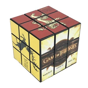 Rubiks Cube Puzzle Toy Game Of Thrones HBO Promo TV Show Mind Gag Gift New 3x3 - Picture 1 of 10