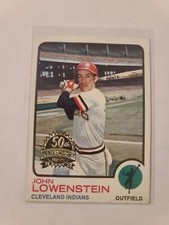 2022 Topps Heritage 50th Anniversary 1973 Buyback John Lowenstein #327 Indians
