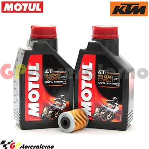 KIT TAGLIANDO OLIO + FILTRO MOTUL 7100 10W60 2L KTM 520 MXC 1999 - Foto 1 di 1