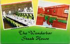 Biddeford ME The Wonderbar Steak House Athenian Room Mens Lounge Postcard H44