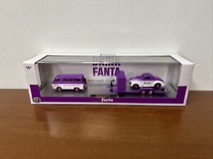 M2 Machines Hauler Fanta 1964 Dodge A100 1941 Willys Coupe Coca Cola CHASE NEW