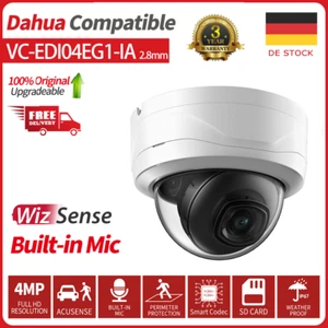 Dahua Wizsense 4MP IPC-HDBW2441E-S oem Starlight Dome POE Audio IP Camera Lot - Bild 1 von 18