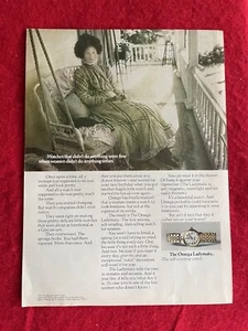 Vintage 1970 Print Ad Omega Ladymatic Watch Self Winding Advertisement - Picture 1 of 7