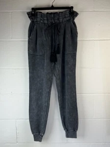 Something Navy Damen Größe XS schwarz Kordelzug Joggerhose - Bild 1 von 7