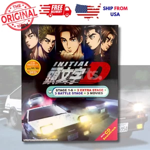 INITIAL D COMPLETE SERIES COLLECTION BOX SET ANIME DVD - Picture 1 of 8