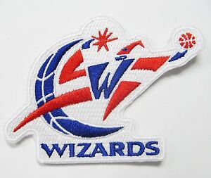 LOT 0F (1) NBA WASHINGTON WIZARDS EMBROIDERED PATCH 3 7/8" X 2 1/2" ITEM # 130