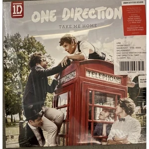 One Direction Take Me Home Vinyl Record Urban Outfitters Exclusive White Swirl - Picture 1 of 4