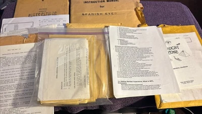 Large Lot Of Pinball Instruction Handbooks Schematics Twilight Zone Gorf & More - Image 1 of 4