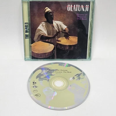 Babatunde Olatunji Drums of Passion The Beat CD 1989 Ryko World Music VG+ - Image 1 of 3