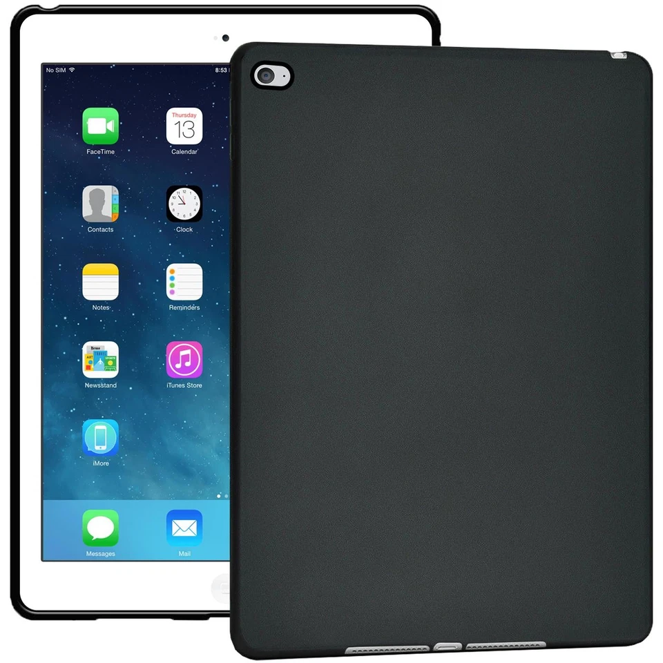 Pour Apple Ipad Air 2 Silicone Protection Coque Housse Tablette Sac - Photo 1/4