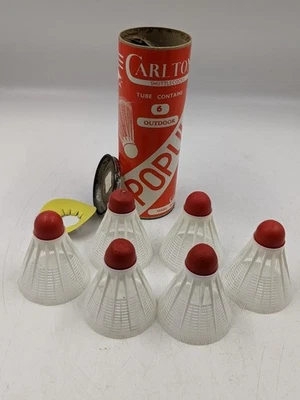 Volantes Carlton vintage (6) en embalaje original de tubo - bádminton sin usar Foto 1 de 4