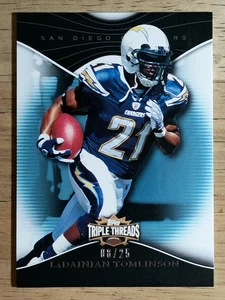 Topps Triple Threads Sapphire #38 2009 LaDainian Tomlinson - Imagen 1 de 2