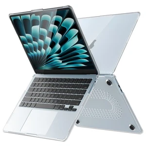 Weiche TPU Transparent Stoßfest Hülle Cover Schale MacBook für Air 13,6" M4/M3/M2 - Bild 1 von 15