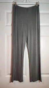 Chico's Travelers Super Stretchy Gray Pull On Straight Leg Pants S (Chicos 0) - Picture 1 of 5