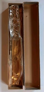 Dur-X Clear Glass Cake Fruit Knife 9 ⅛" USA With Original Box and Paperwork - Picture 1 of 18