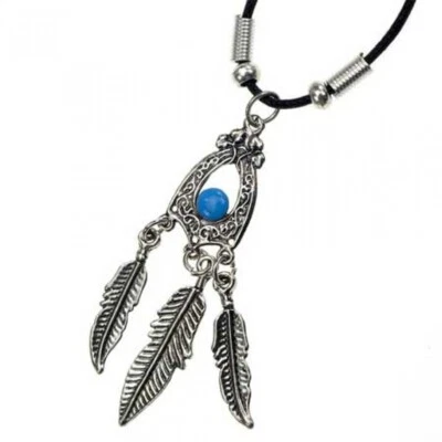 Anhänger Dreamcatcher, Traumfänger, Türkis, Southwest Indian, Halskette - Bild 1 von 2