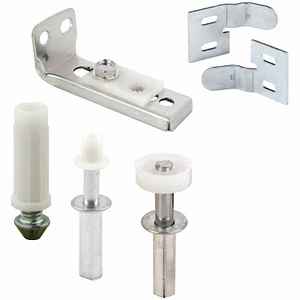 Bi-Fold Door Repair Kit, Fits 7/16 in. Dia Hole, 7/8 in. Outside Diameter Wheel, - Picture 1 of 4