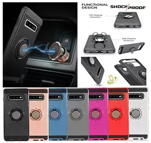 Para Coolpad Legacy Brisa Hybrid 360° Armadura Cepillada Doble Capas con Soporte de Anillo - Imagen 1 de 33