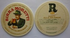 Moretti Sottobicchiere Birra Risotto alla Milanese