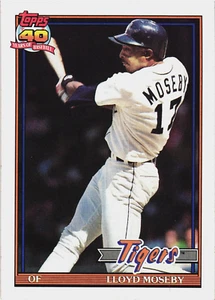 1991 - Topps --- Lloyd Moseby -- Card # 632 --- Detroit Tigers - Picture 1 of 2