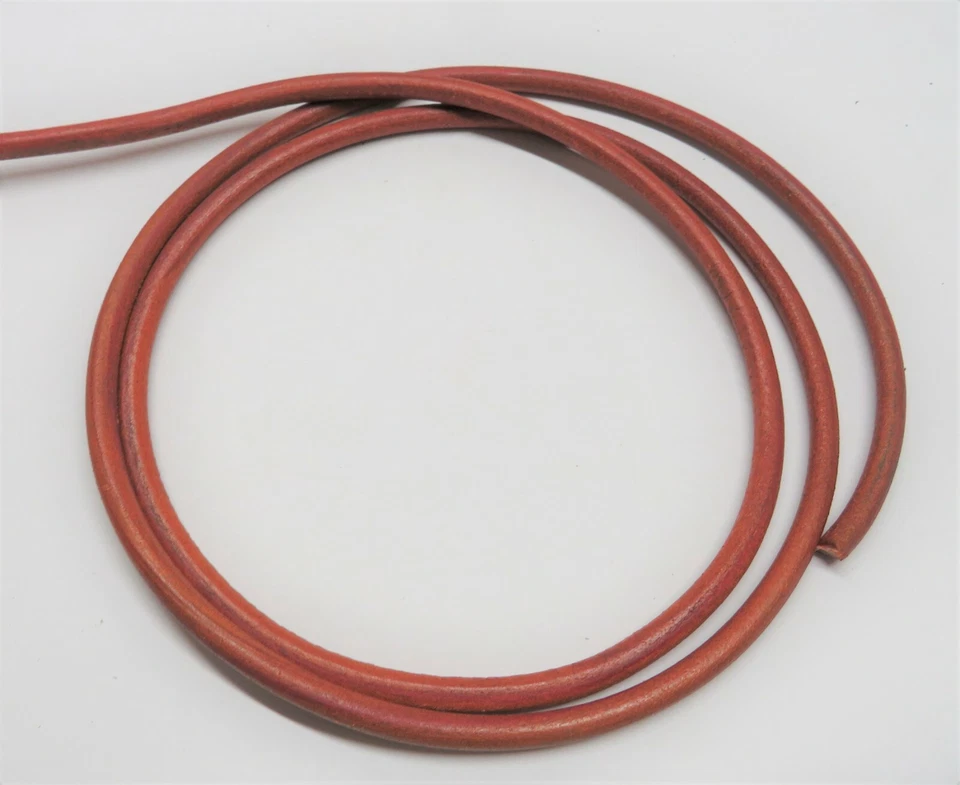 FLYWHEEL SUPPLY 1/4" Round Leather Belting for Governors Fans Pumps Saws Per Foot Engine Motor